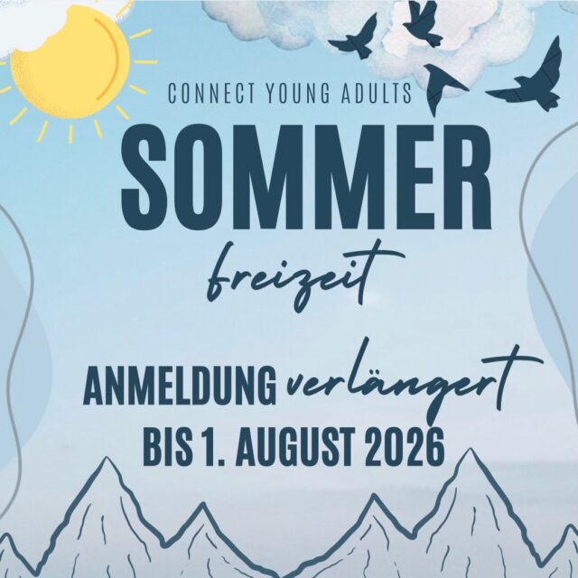 Surprise! 🦅 Melde dich noch schnell zur Sommerfreizeit an! Sichere dir jetzt noch einen unserer Restplätze und hab eine geniale Zeit mit Gott & Freunden ☀️

Alle Infos findest du auf unserer Homepage (link in bio)